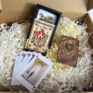 Regalo fotográfico único, baraja de cartas personalizada, naipe de boda, alternativa a álbum de fotos personalizado, tarjetas de fotos de pareja L01LL