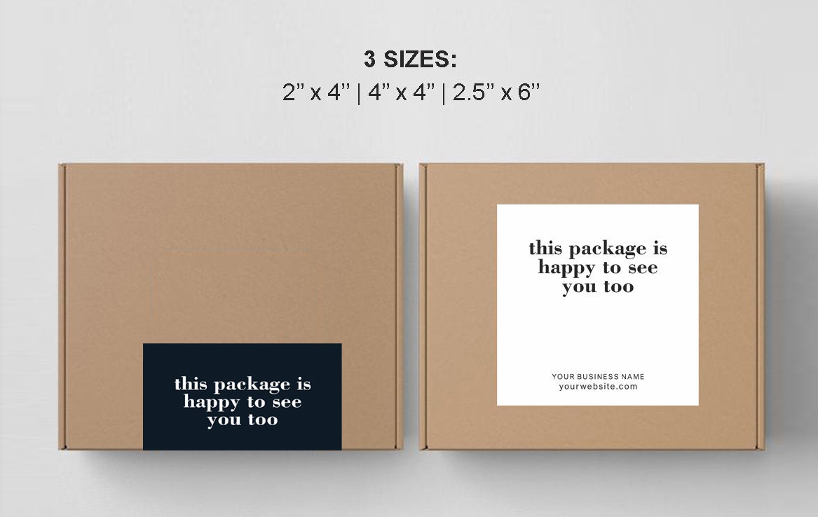 Editable Branded Packaging Template Bundle Add Your Logo - Etsy