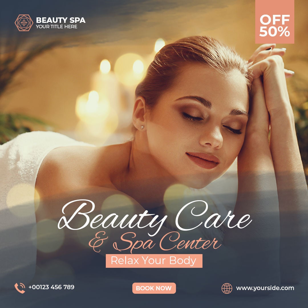 Beauty Salon Sale Flyer Beauty Hair Lashes Wigs Makeup Nails Etsy