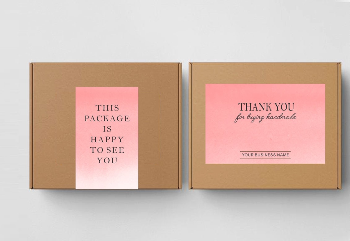 Pink Packaging Packaging Material Pink Packaging Boxes Pink Etsy