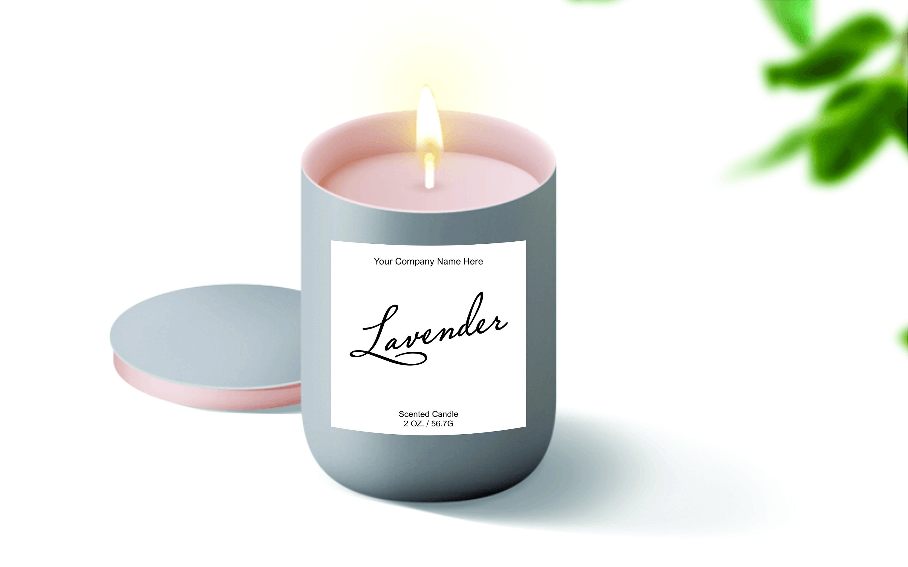 Editabel Candle Label Template 3x3 Candle Labels Write On Etsy