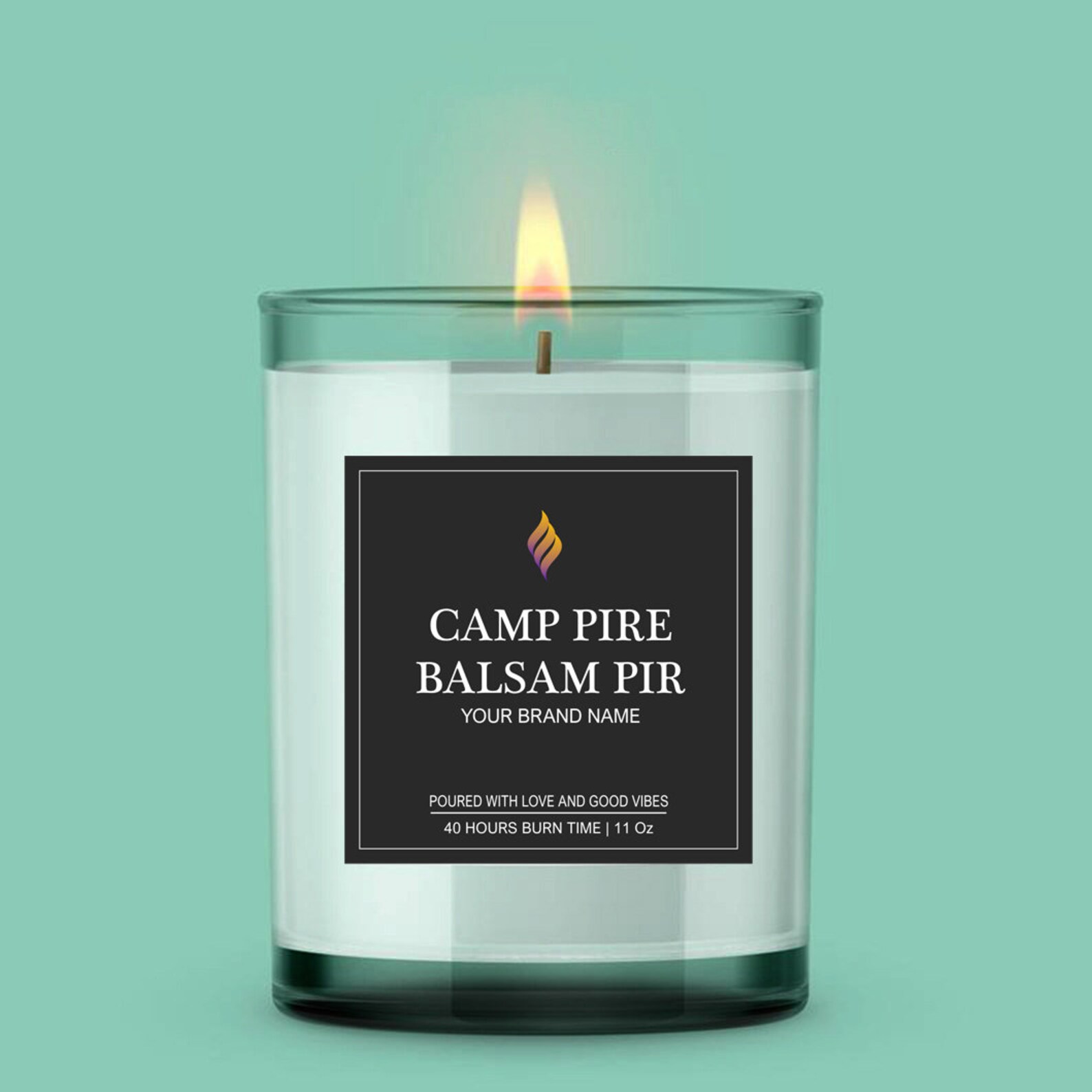 Editable Candle Labels Candle Label Templates Candle Label Etsy