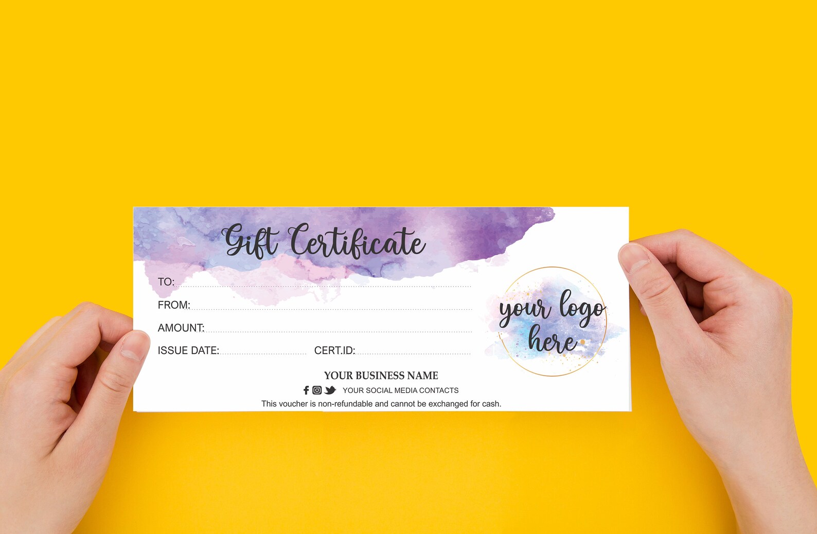 Modern Gift Certificate Templates, Gift Certificate Template Printable