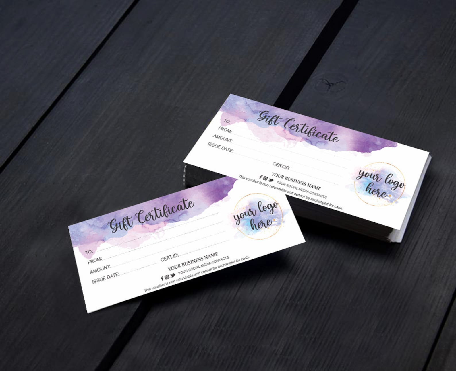 Modern Gift Certificate Templates, Gift Certificate Template Printable