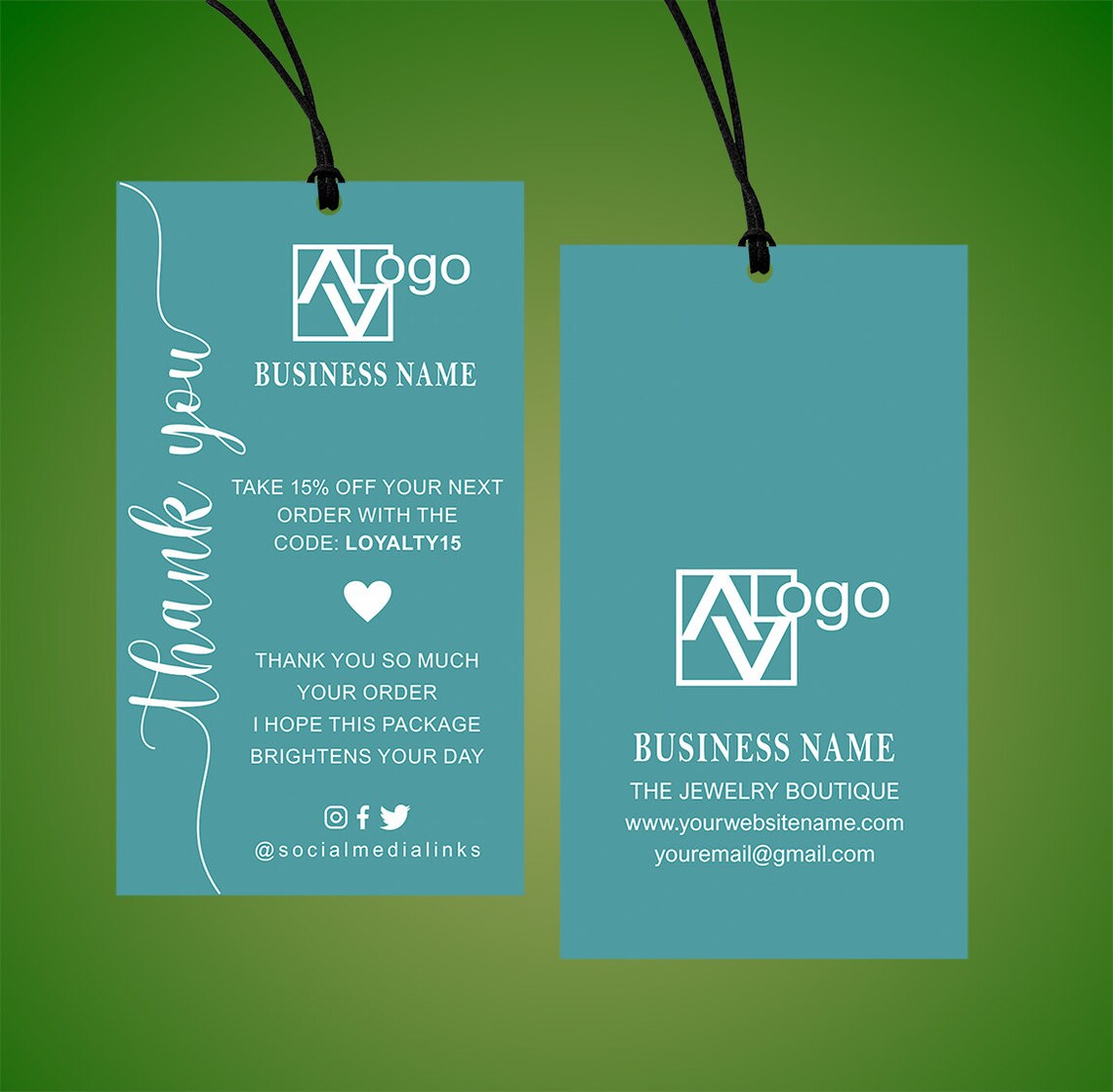 Editable Jewelry Hang Tags Jewellery Tags Product Jewelry Etsy