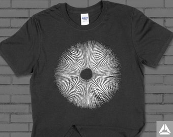 Psilocybin Molecule Shirt Shroom Shirt Magic Shrooms Mycology Shirt Magic Mushroom Shirt Spore Print Artwork Psilocybe Spore Print