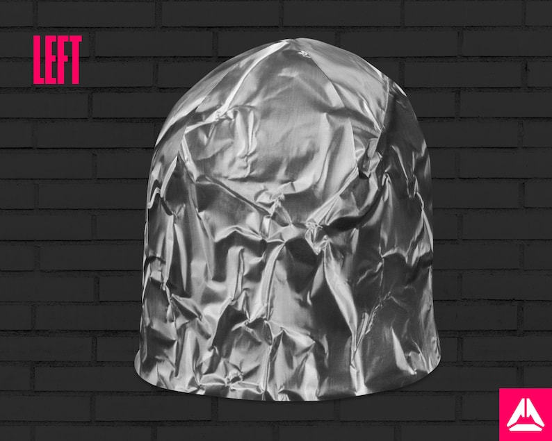 Tin Foil Hat Beanie Tin Foil Hat Tinfoil Hat Tinfoil Hat Etsy Canada