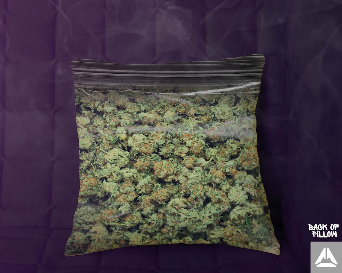 20 STRAINS Weed Pillow Cannabis Pillow 420 Pillow Etsy