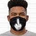 Cartoon Middle Finger Mask, Funny Face Mask, Antimask Mask, Anti-mask ...