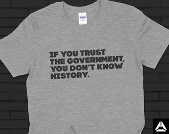 Conspiracy Theory T-Shirt: Anti-Government Statement Tee