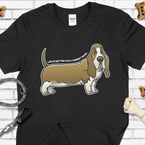 Basset Hound T-Shirt, Funny Dog Shirt, Funny Dog Gift, Dog Lover Shirt, Cute Dog Shirt, Dog Gift Shirt, Basset Hound Mom Shirt, Basset Shirt
