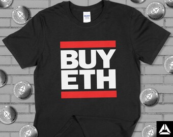 Buy ETH T-Shirt, Ethereum Parody Tee, Run DMC Style