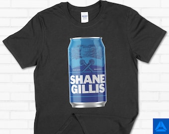 Shane Gillis Beer Can T-Shirt - Matt and Shane's Secret Podcast