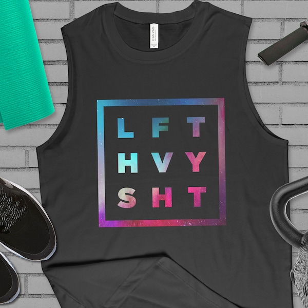 LFT HVY SHT - Maglietta divertente per l'allenamento muscolare - Cosmos Design