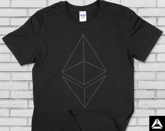 Ethereum Shirt, Geometric Crypto Art Tee
