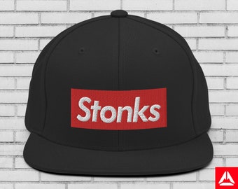 Stonks Hat: Cappellino ricamato WallStreetBets WSB