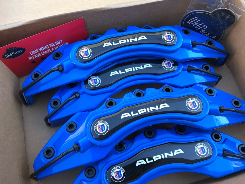 4pc Brake Caliper Covers for Bmw Alpina Blue E30 E36 E46 E39 Etsy
