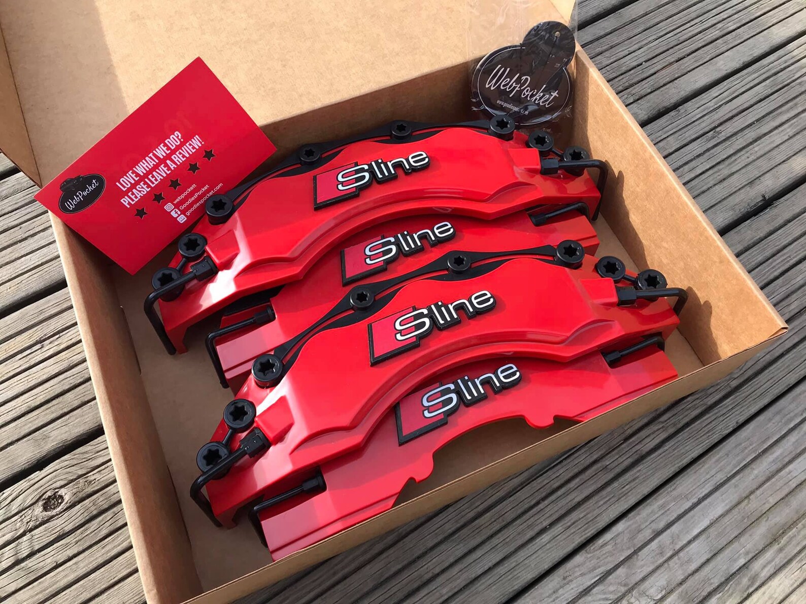 Audi Sline Red Big Brake Caliper Covers A1 A3 A4 A5 A6 A7 A8 Etsy