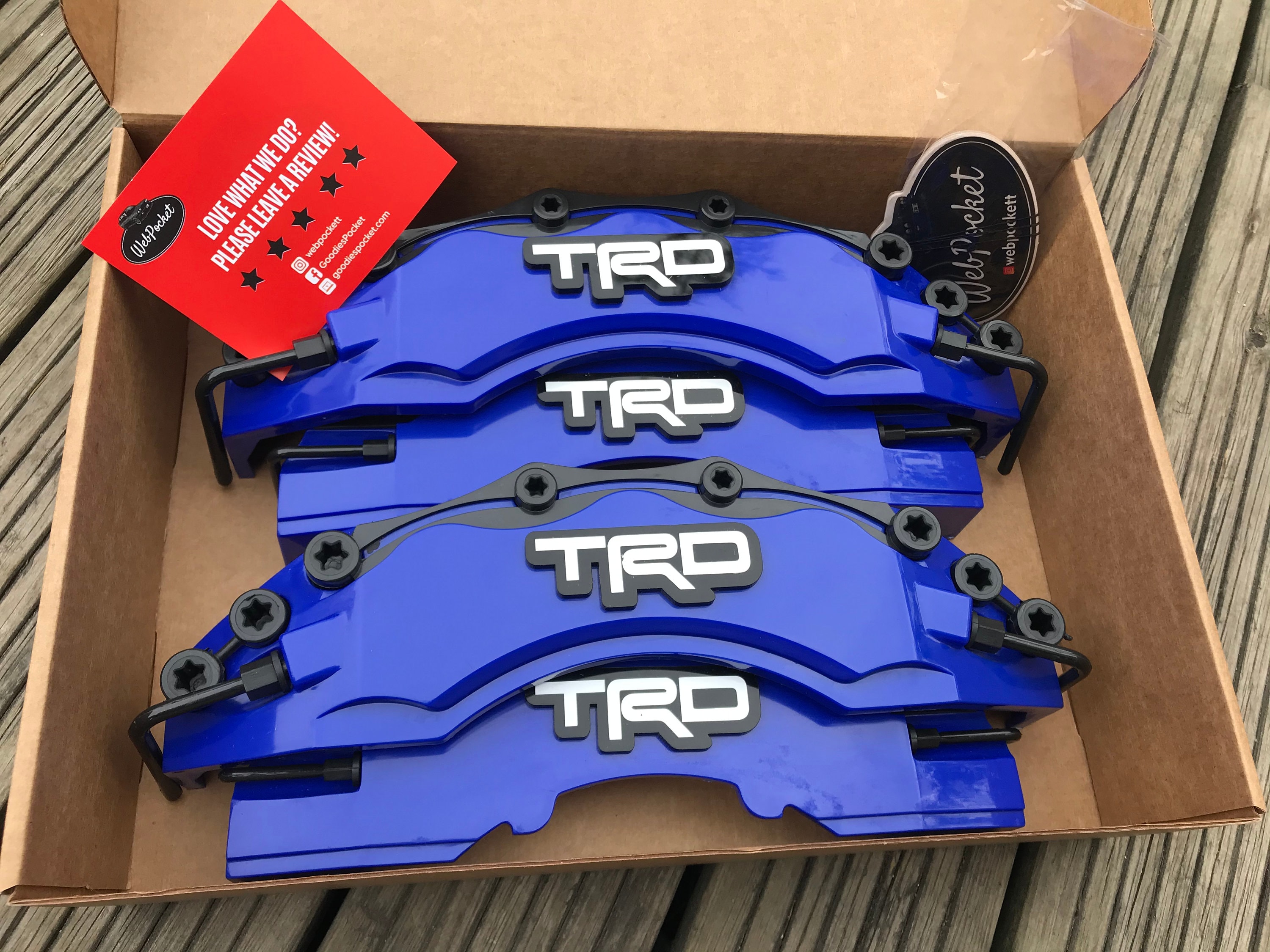 Toyota TRD Big Brake Caliper Covers Navy Blue / Car accesories Etsy