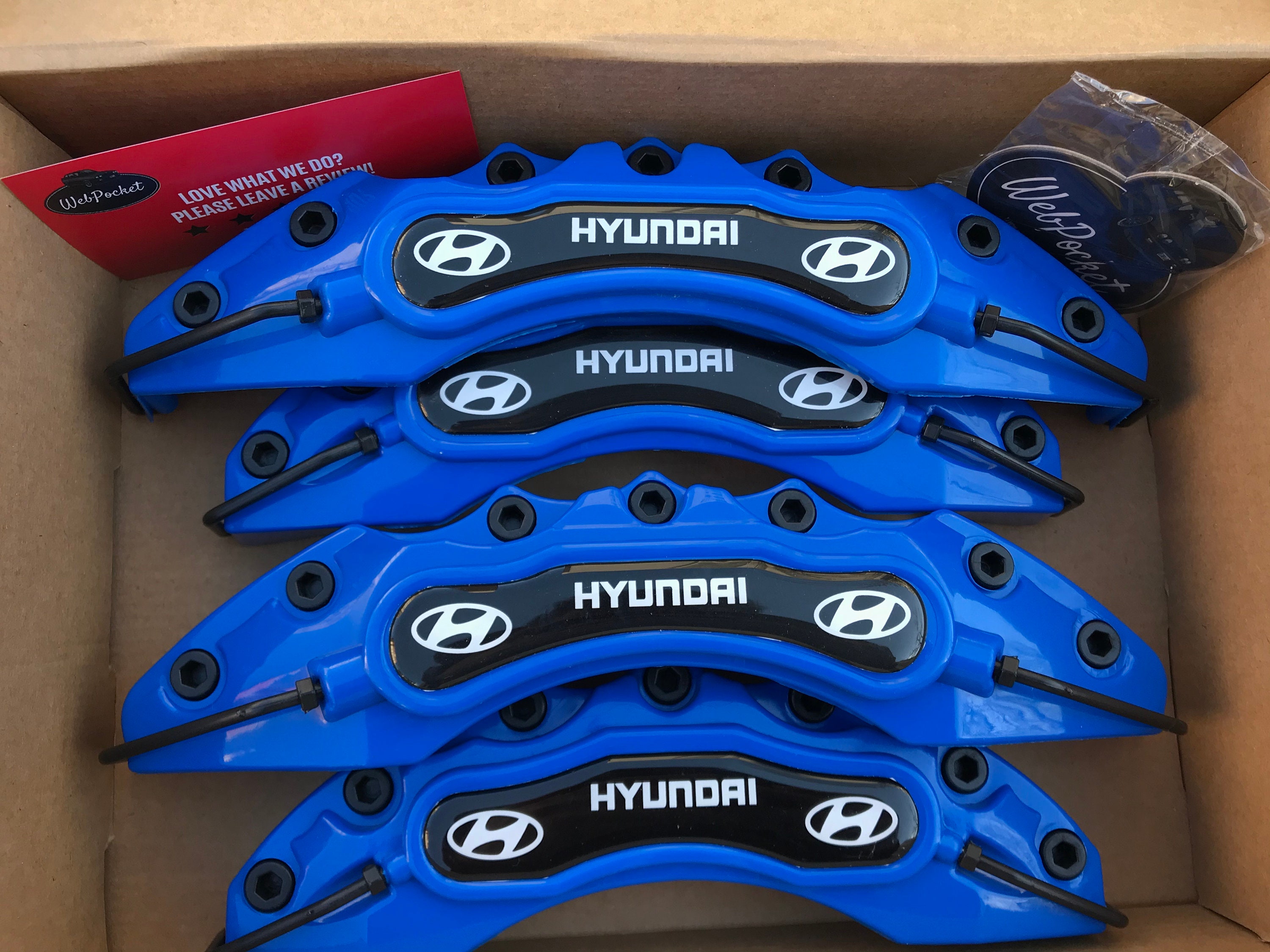 4pc Big Brake Caliper Covers for Hyundai Blue / Car Accesories Etsy
