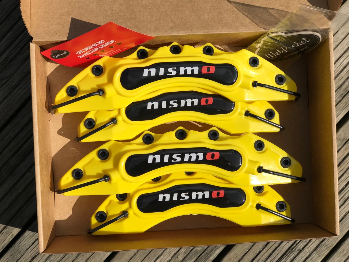 Nissan Nismo Red Big Brake Caliper Covers 4 pc / Nissan Etsy