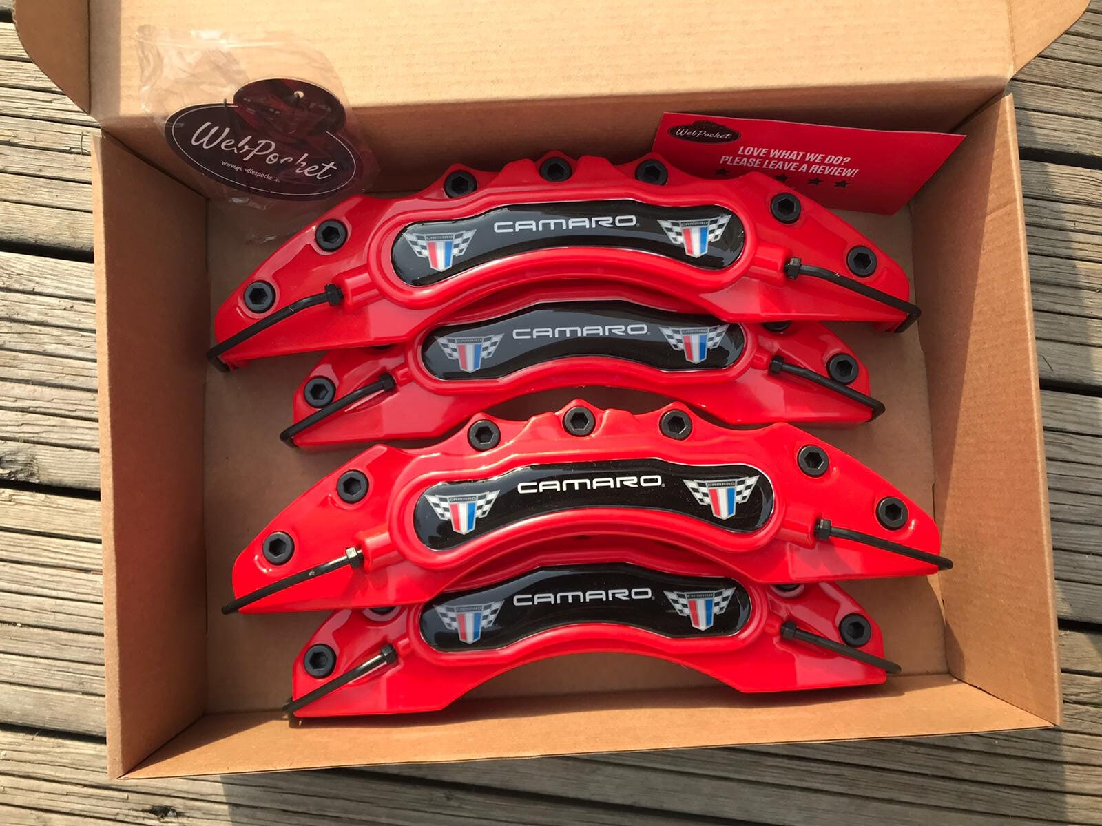 4 Pc for Chevrolet Camaro Red Big Brake Caliper Covers / Etsy