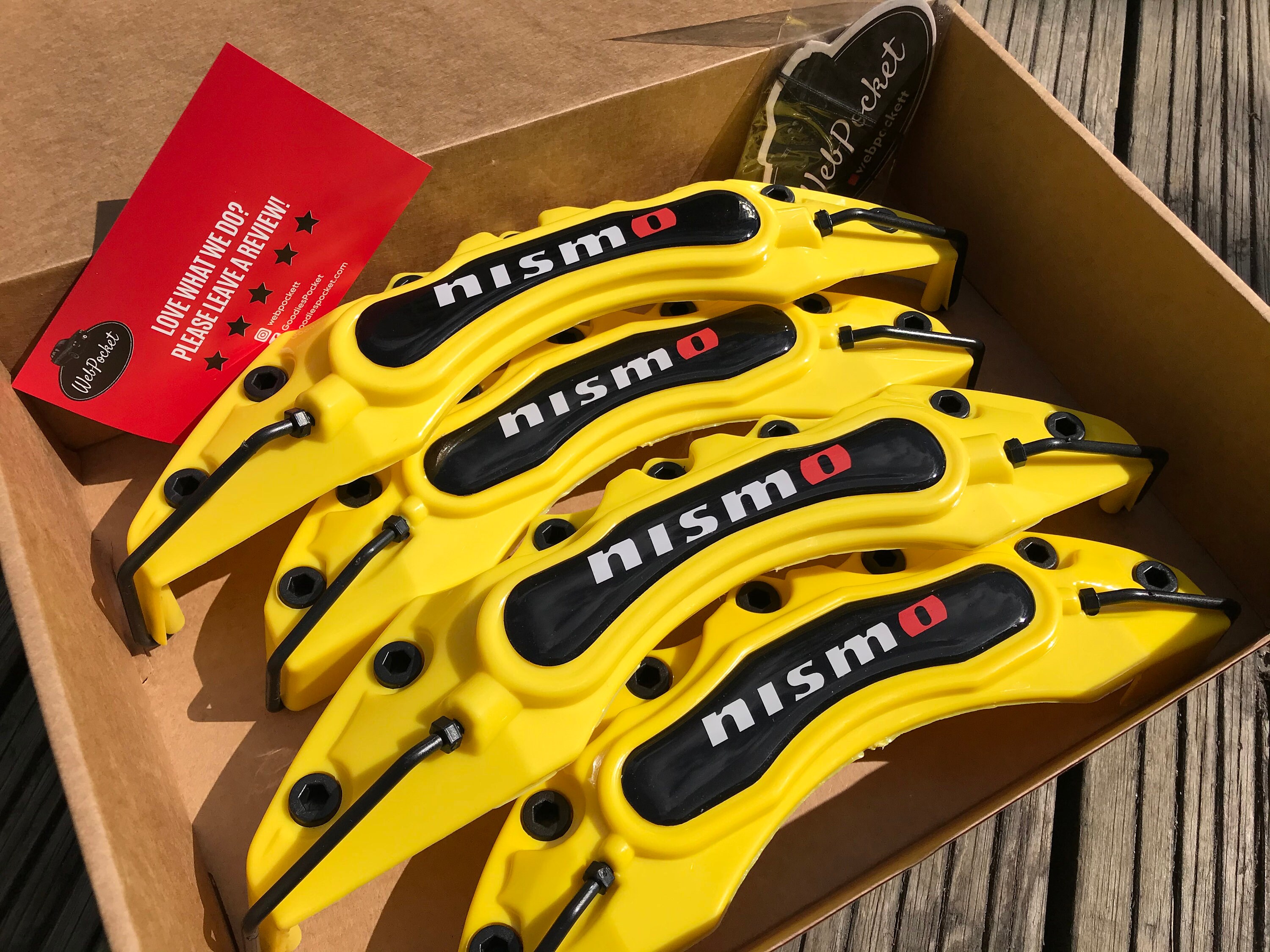 Nissan Nismo Red Big Brake Caliper Covers 4 pc / Nissan Etsy