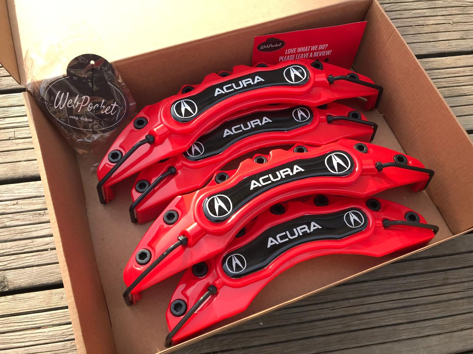 4pc Big Brake Caliper Covers for Acura Red / Car Accesory / Etsy