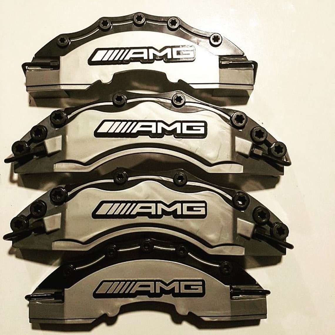 Mercedes AMG Gray Big Brake Caliper Covers 4PCS Etsy