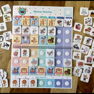Weekly plan for children - routine and daily plan for children (Montessori)