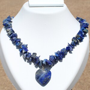 Lapis lazuli chip necklace clearance