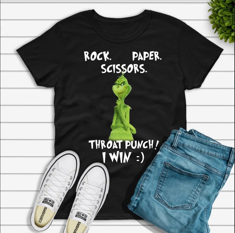 grinch throat punch shirt