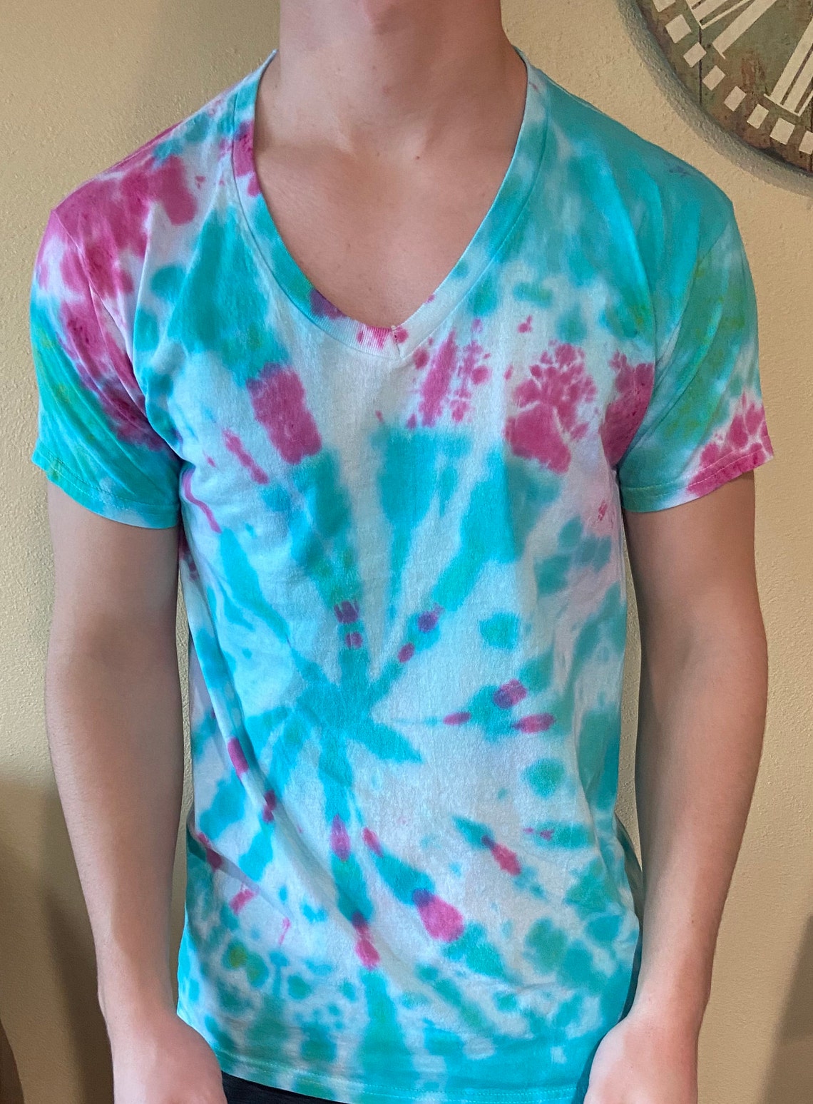 Tie Dye T-Shirt Hanes Cotton T-shirts Breathable T-Shirt | Etsy