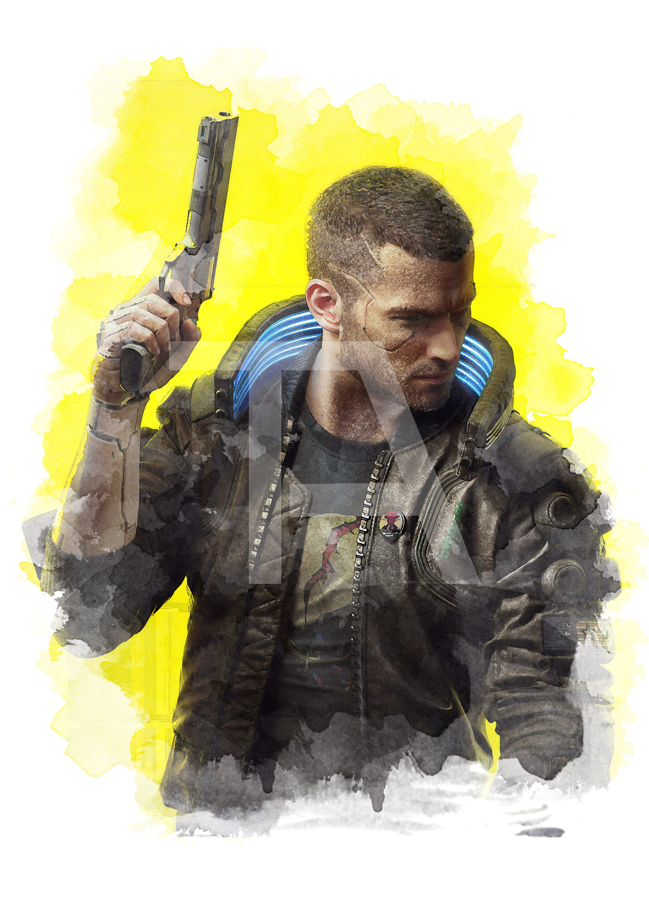 Cyberpunk 2077 Poster Original Printable Creation By Etsy