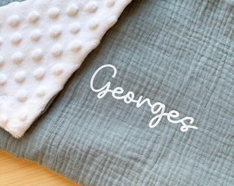 Couverture bébé personnalisée - plaid bébé