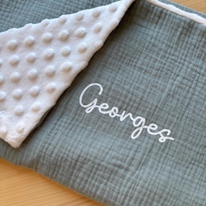 Personalized baby blanket with name - newborn gift, nursery blanket - super soft throw image 6