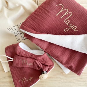 Personalized baby blanket with name - newborn gift, nursery blanket - super soft throw image 18