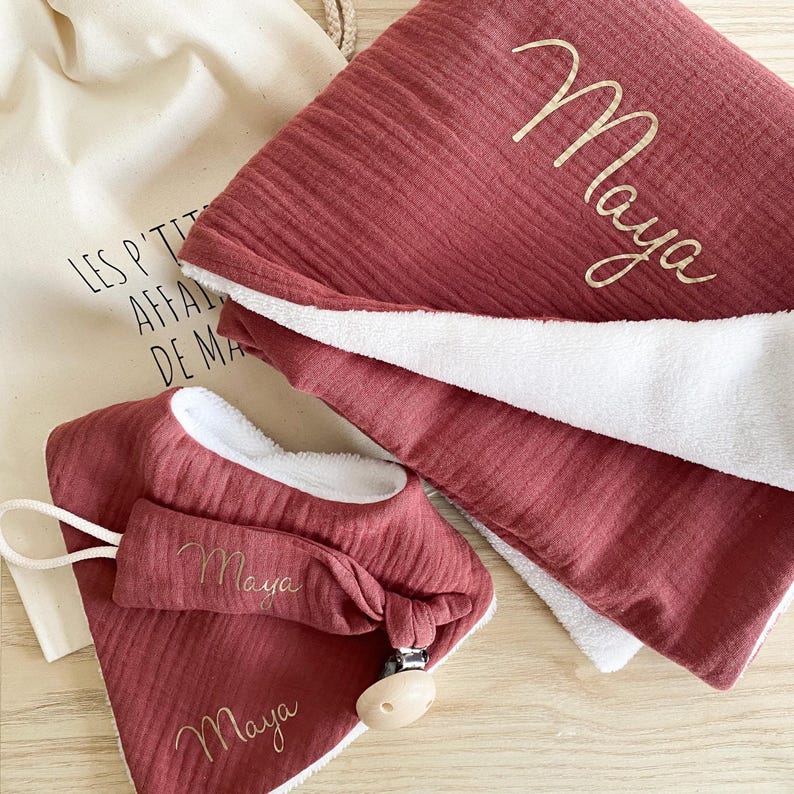 Personalized baby blanket with name - newborn gift, nursery blanket - super soft throw image 18