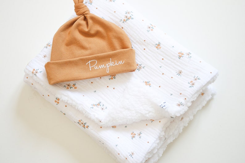 Bonnet bebe naissance fait main bonnet personnalisable image 6