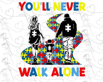 Never Walk Alone Svg Etsy