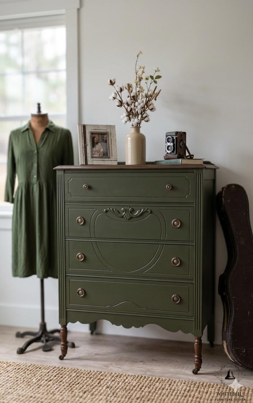 Tall Dresser Green