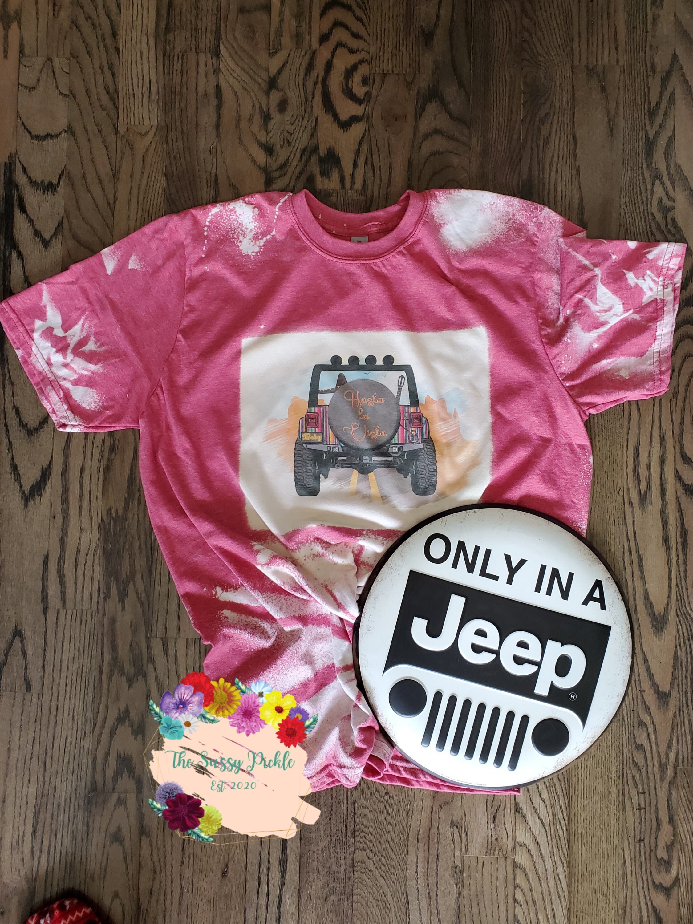 bleached jeep shirt