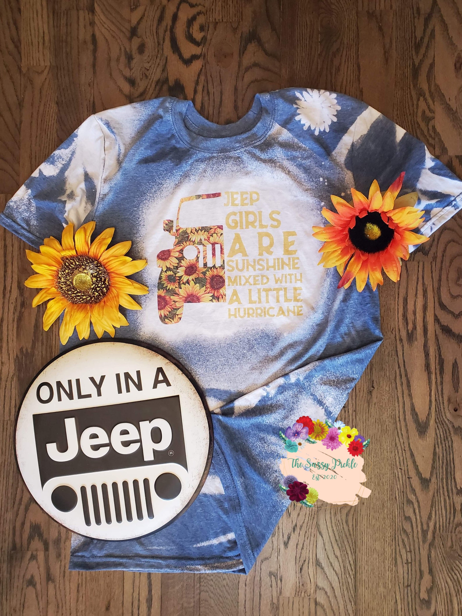 bleached jeep shirt