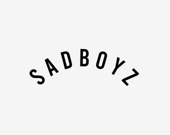 Sadboyz Vinyl Decal