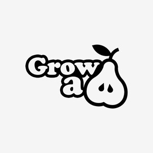 Grow A Pear Vinyl Decal