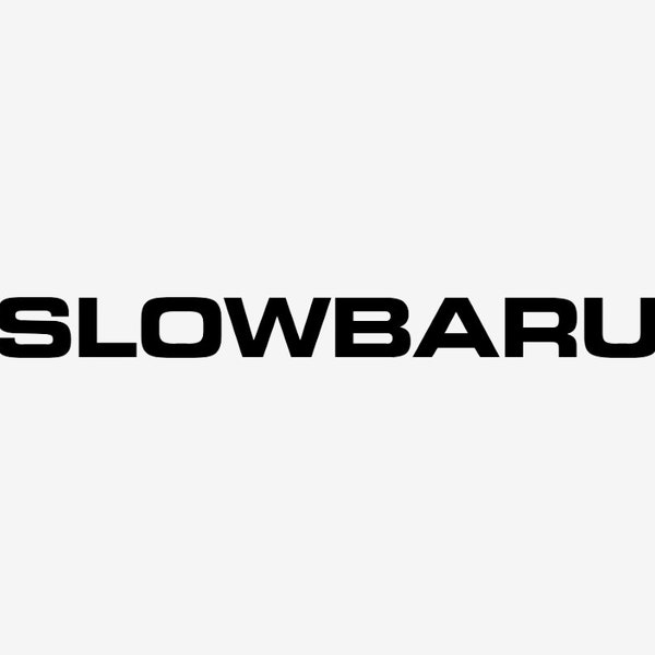 Slowbaru Vinyl Decal