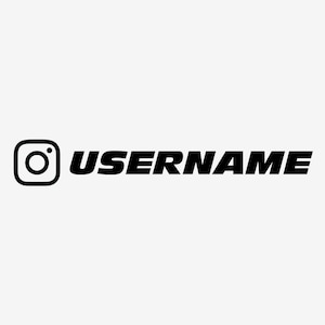 Custom Instagram Vinyl Decal