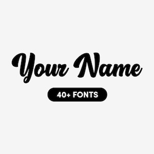 Name Vinyl Decal Personalized Name Decal
