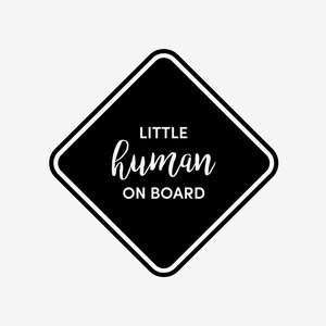 Little Humans On Board Decal