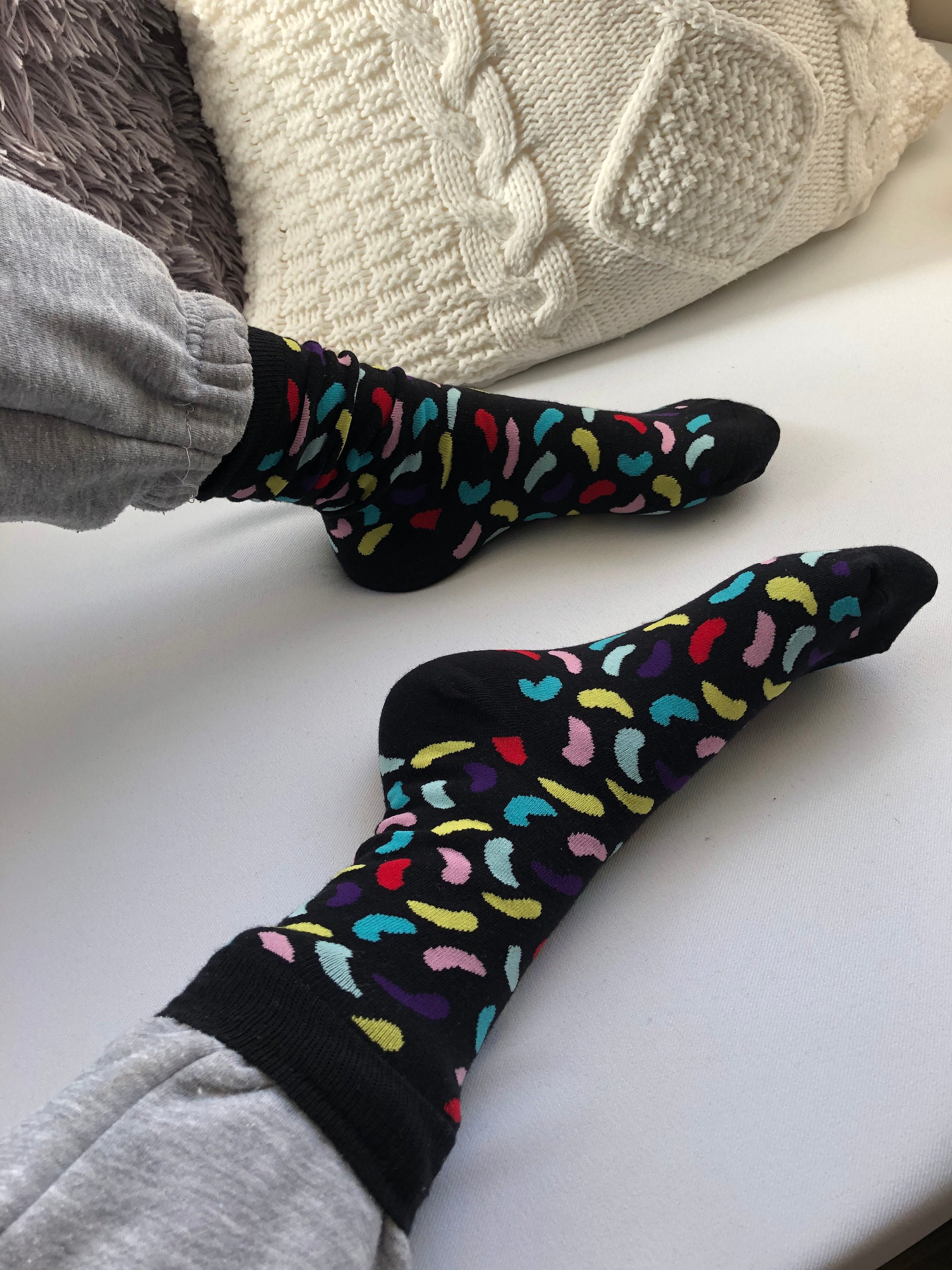 Jelly Bean Sock Funny Food Socks. Ready to ship gifts Etsy